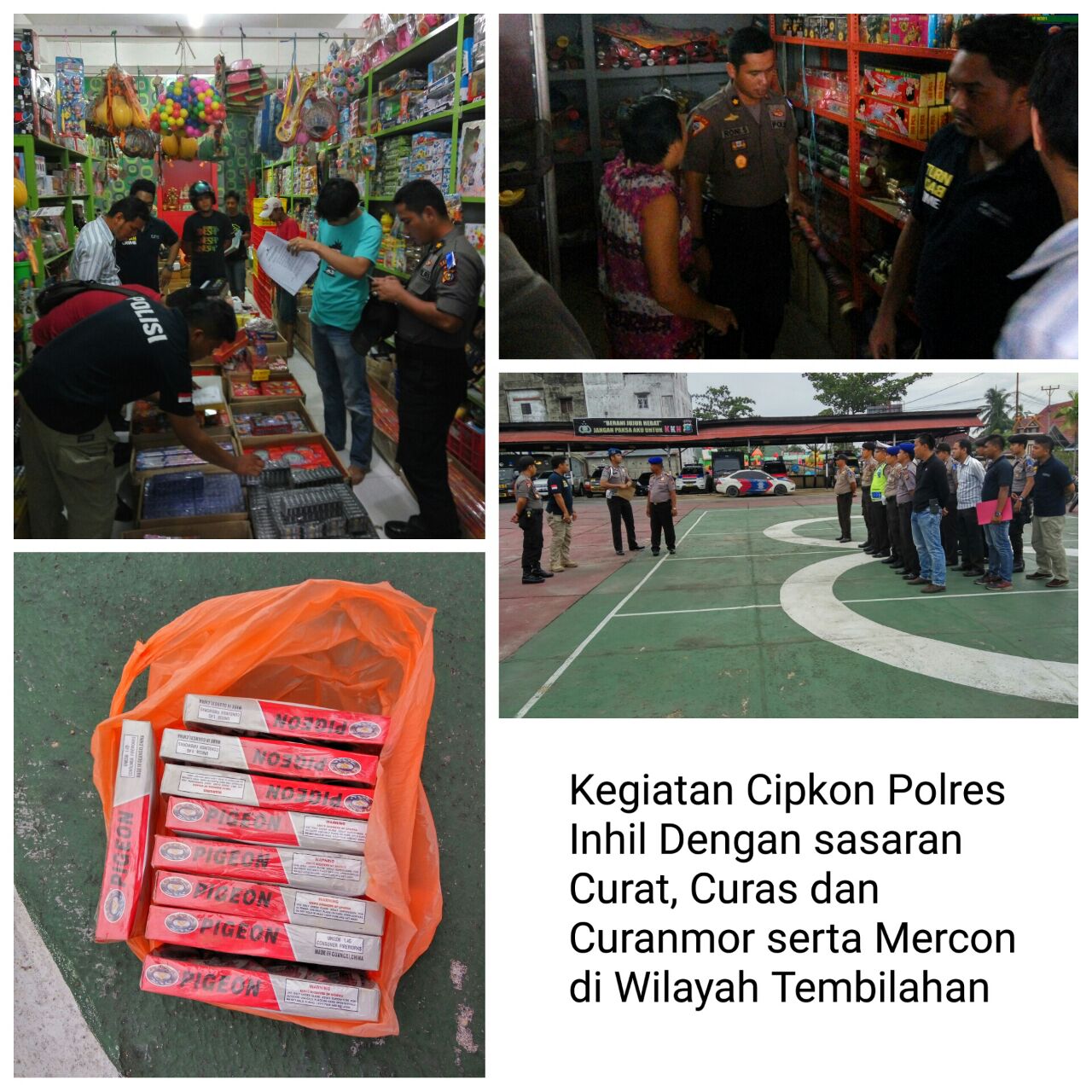 Bikin Kaget dan Dinilai Mengganggu Suasana Ramadhan Petasan di Kota Tembilahan Dirazia Habis-habisan
