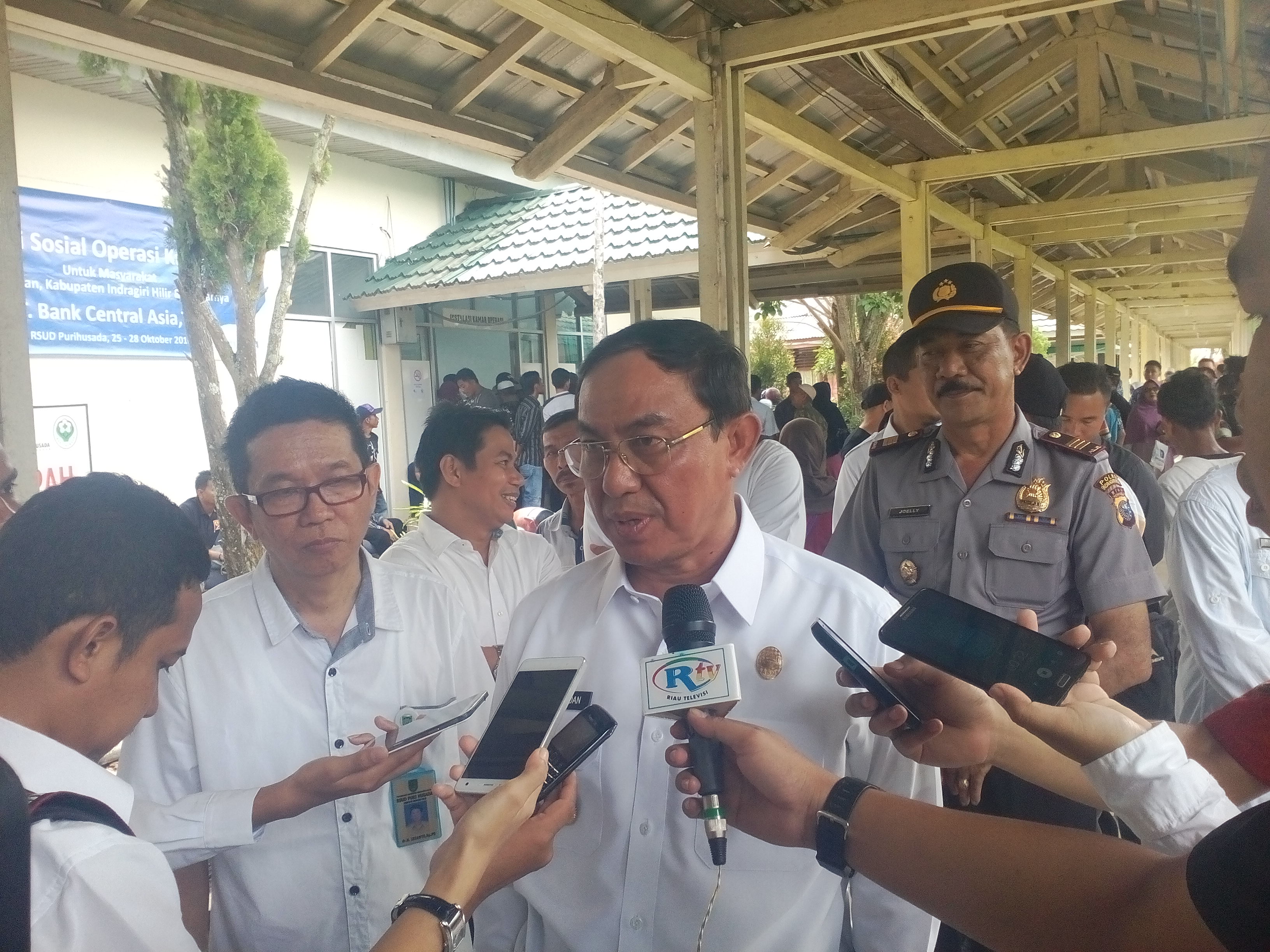 Kini Ada Layanan Operasi Katarak dan Bibir Sumbing Gratis di RSUD PR Tembilahan