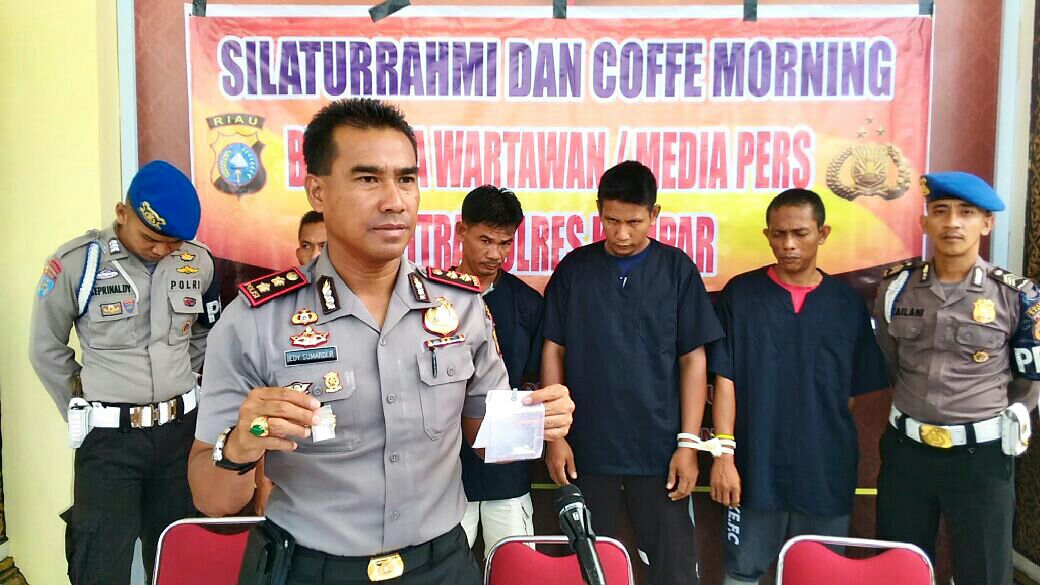Dalam Dua Minggu, Polres Kampar Mengungkap 8 Kasus Narkoba