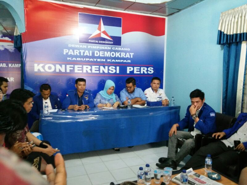Demokrat Kampar Jaring Balon Bupati Kampar, Eva Yuliana: Siapapun Berhak Maju