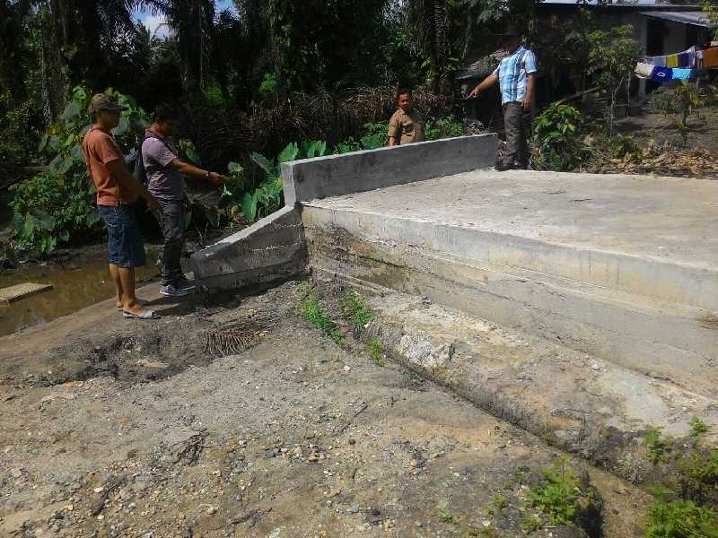 Dibangun Mahal-mahal, Bukannya Membantu, Box Culvert di Rohul Ini Nyaris Buat Warga Celaka