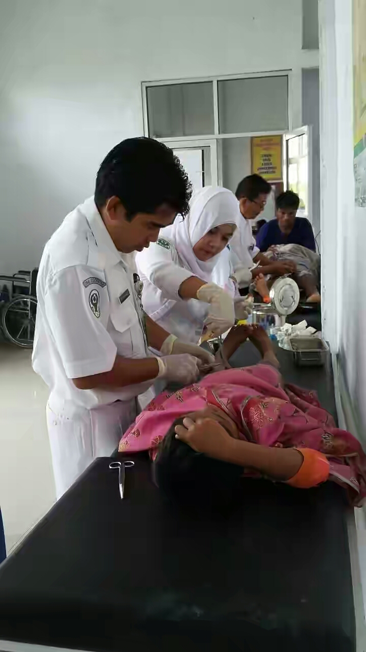 Dukung Program Pemerintah Inhil, UPT Puskesmas Bekawan Adakan Sunatan Massal
