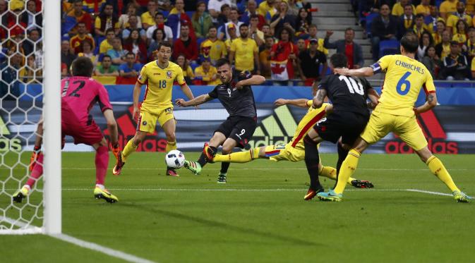 Gol Tunggal Armando Membawa Albania Berpeluang Masuk 16 Besar