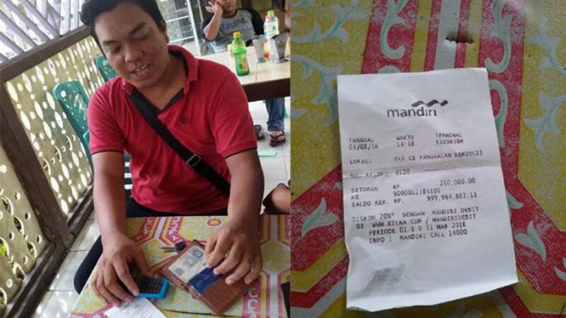 Heboh, Wartawan Pelalawan Dapat Uang Siluman Rp100 Triliun