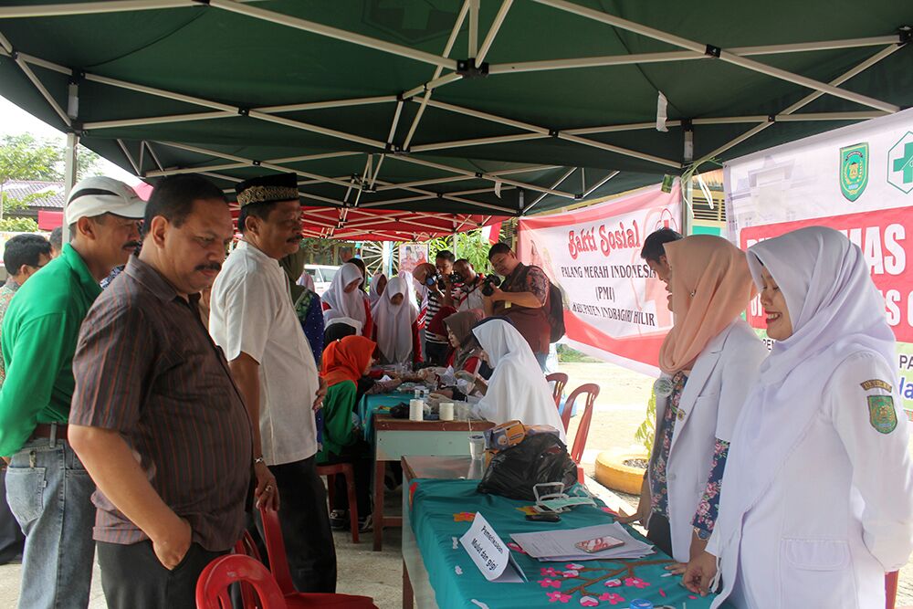 HUT Korpri ke 45 di Inhil Dilaksanakan Pengobatan Gratis