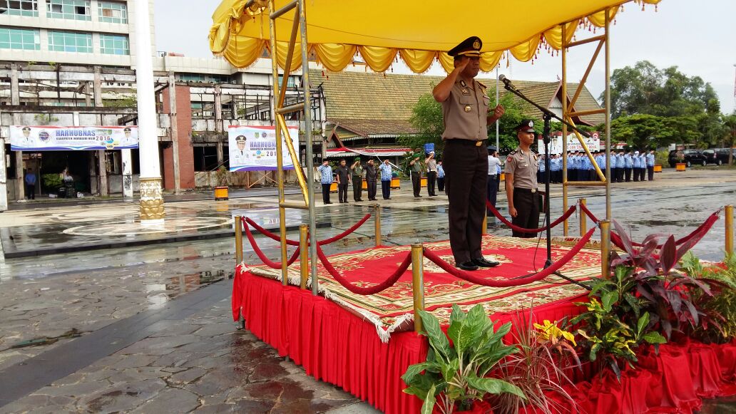 Kapolres Inhil Jadi Irup, Bacakan Tiga Sambutan Menteri