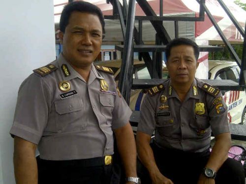 Kapolsek Pangean Tersambar Percikan Api