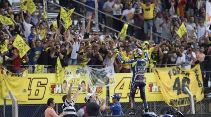Ketegangan Tak Lagi Terlihat, Fans Marc Marques dengan Rossi Mulai Akur
