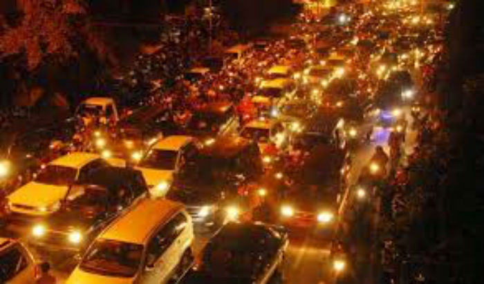 Malam Takbiran Idul Fitri 1437 H di Pekanbaru Diwarnai Kemacetan