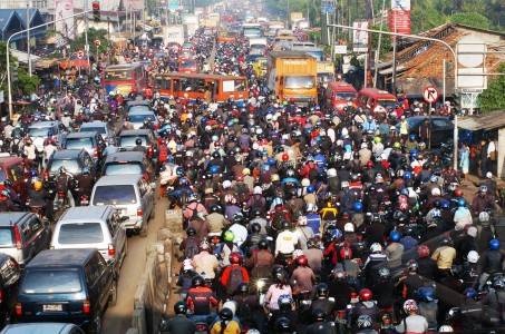Motor China, Becak Jakarta