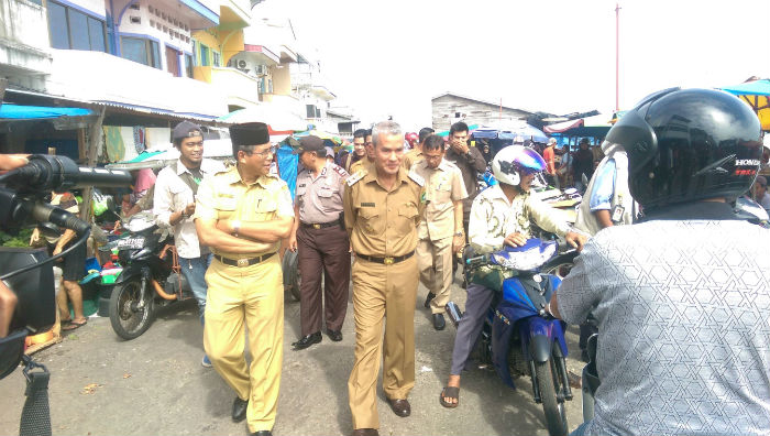 Pasar Sungai Juling di Meranti Sepi Pengunjung, Ini Kata Said Hasyim