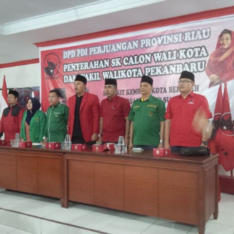 PDIP Deklarasikan Dukungan Buat Pasangan 