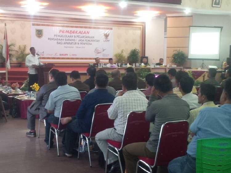 Pejabat Rohil Diajari Lagi Soal Lelang Proyek