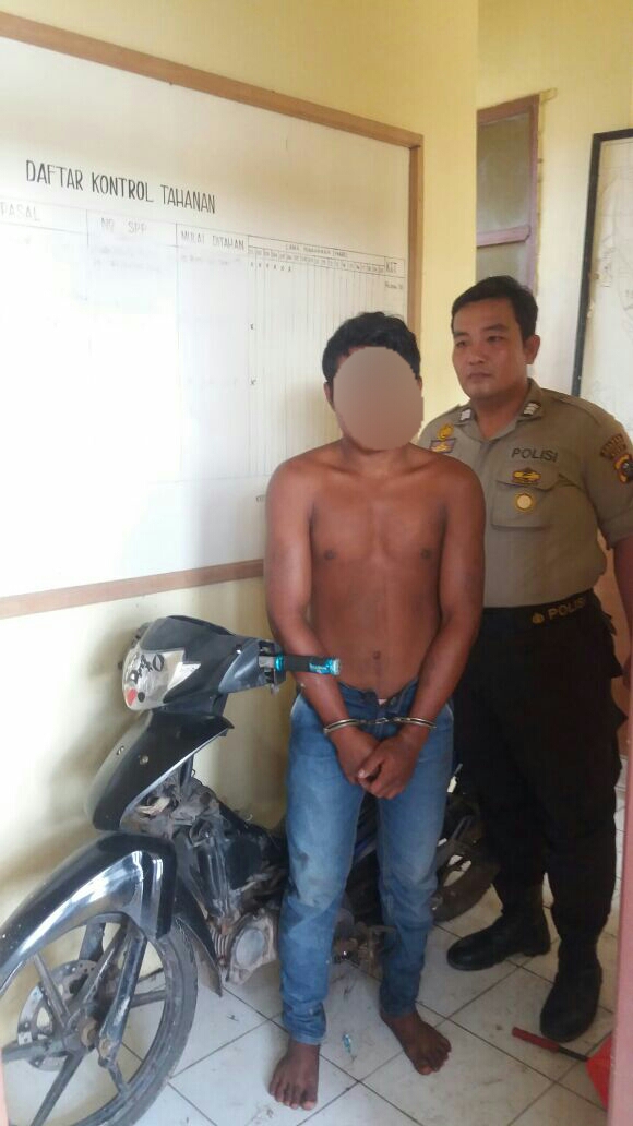 Pelaku Curanmor di Inhil Berhasil Dibekuk Petugas