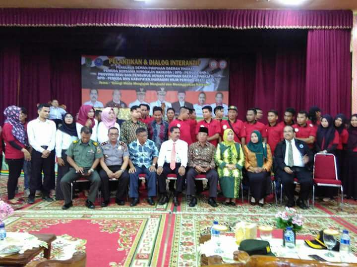 Pelantikan dan Dialog Interaktif DPD Pemuda BNN, Wardan Akui Akan Tes Urin Pejabat di Inhil