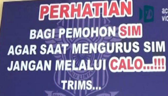 Percaloan SIM Marak, Polisi Terapkan Sistem Satu Pintu