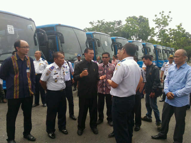 Poles Bus TMP, Pemko Kerjasama Dengan Mandiri