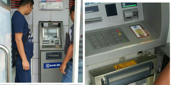 Polisi Selidiki Perusakan ATM BRI di Sudirman Pekanbaru