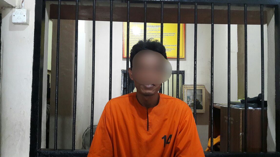 Polres Inhil Tangkap Laki-laki di Depan Kafe Bambu Diduga Pelaku Tindak Pidana Narkotika