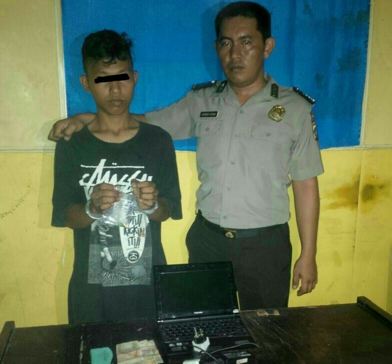 Polsek Bagan Sinembah Rohil, Berhasil Meringkus Pelaku Pencurian Laptop