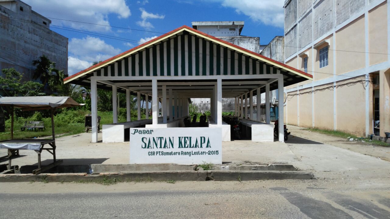 PT SRL Serahkan Bangunan Pasar Santan Kelapa Kepada Pemkab Inhil, Hasil dari Program CSR