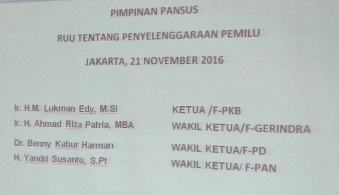 Putra Riau Lukman Edi Pimpin Pansus RUU Pemilu