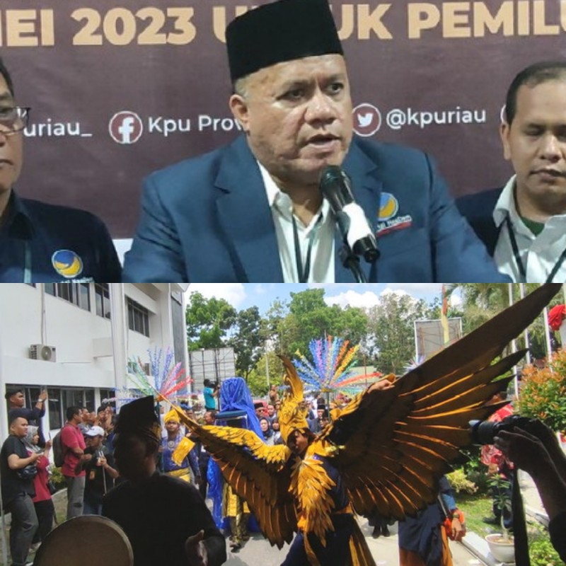 'Rajawali' Antar Bacaleg NasDem Riau, Yopi: Target 13 Kursi