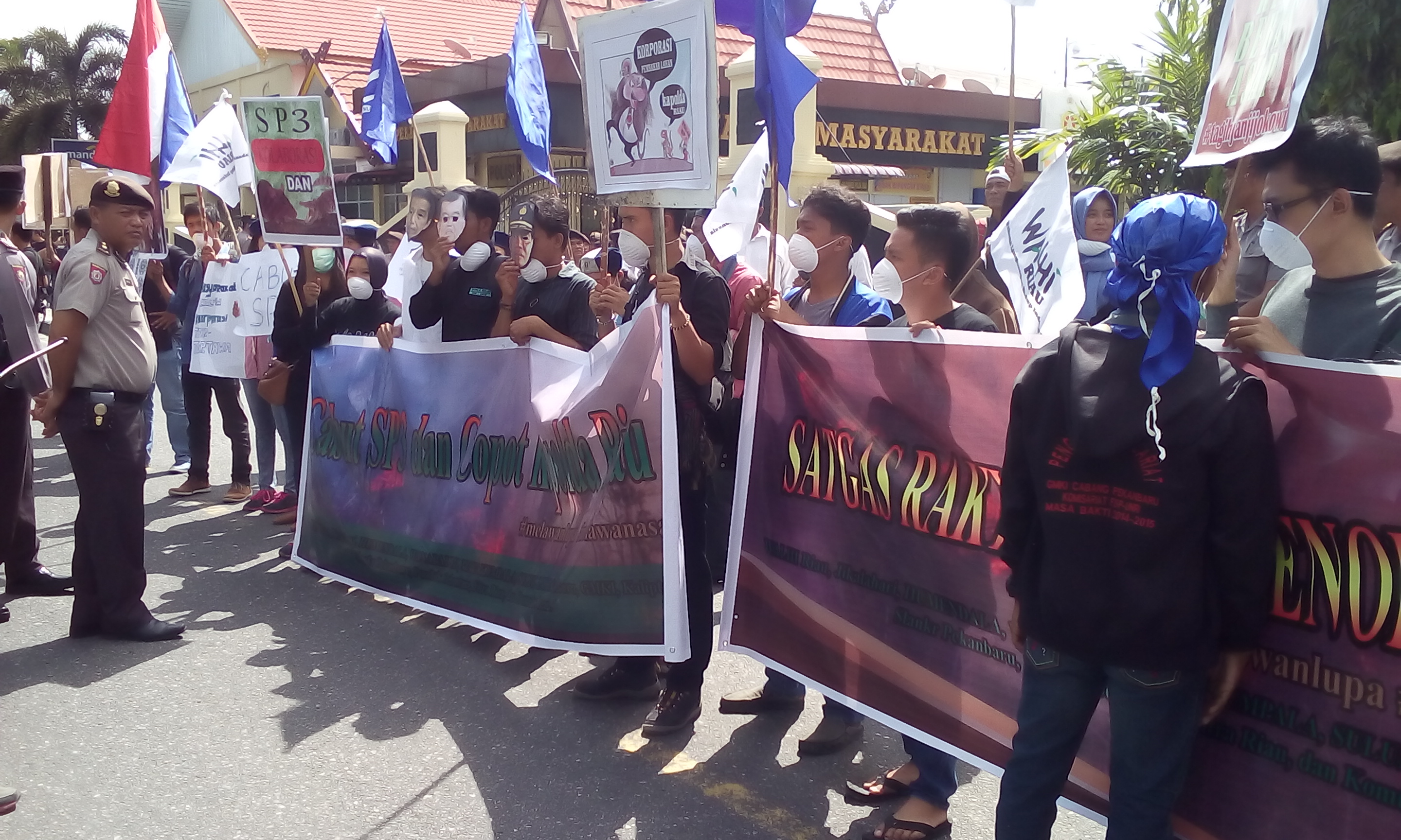 Satgas Rakyat Riau Lakukan Perlawanan Tolak SP3