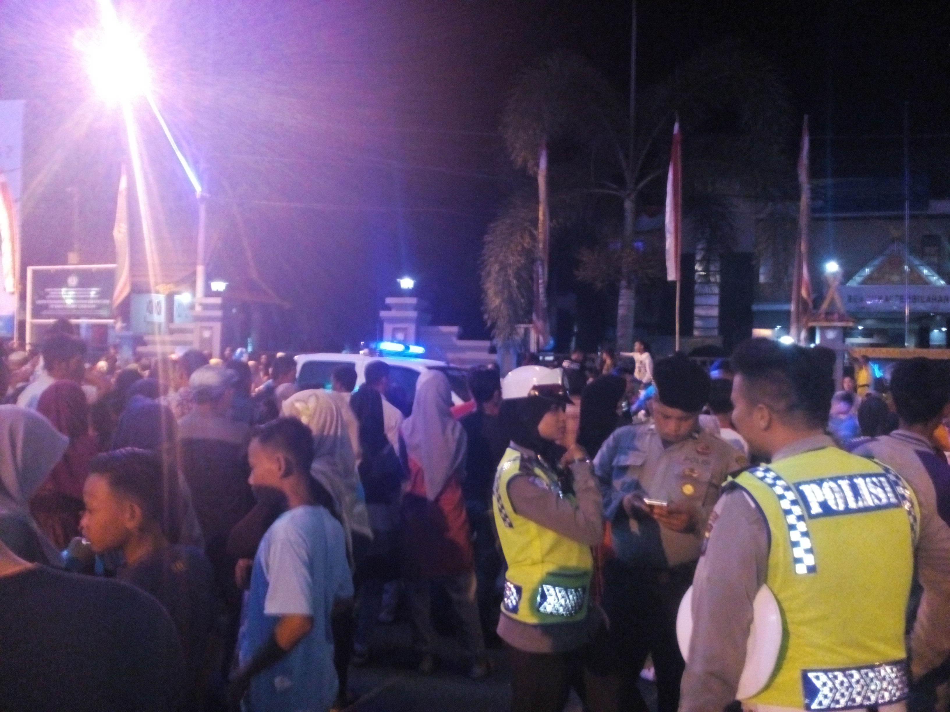 Sebanyak 186 Personil Polres Inhil Dikerahkan untuk Amankan Malam Pawai Takbir
