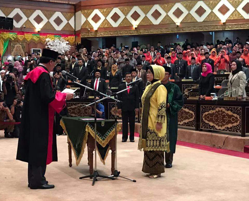 Septina Resmi Menjabat Ketua DPRD Riau