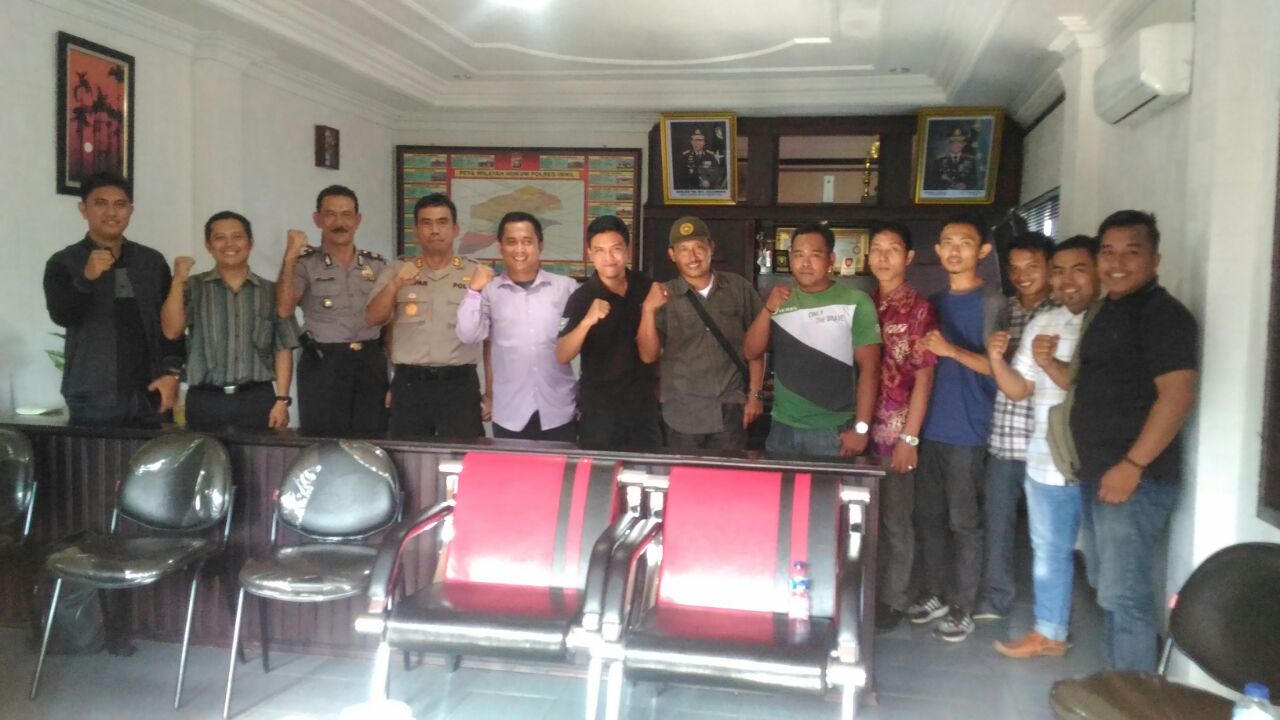 Silaturahmi Kapolres Inhil, Pemuda BNN Inhil Diharapkan Mampu Berkolaborasi Perangi Narkoba