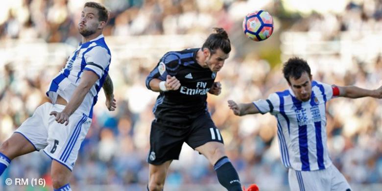 Sundulan Gareth Bale Menggila, Buat Madrid Taklukkan Real Sociedad
