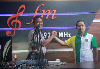 Talkshow di Radio GFM 92,6 MHz, Kapolres Inhil Kenang Pertama Bertugas di Inhil