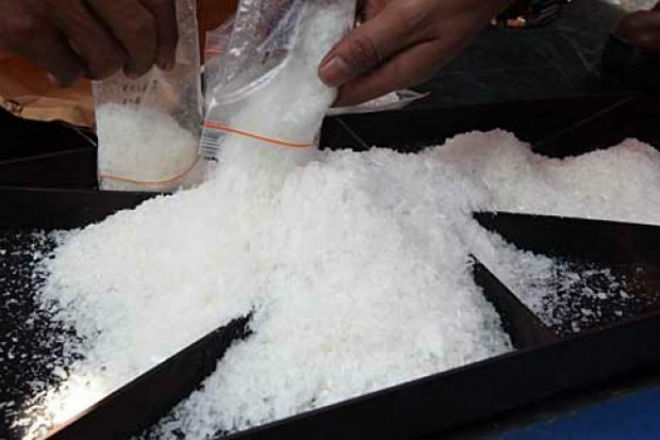 Ternyata Barang Bukti 1Kg Sabu Berasal dari Malaysia