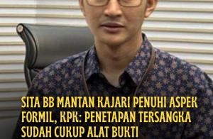 Sita BB Mantan Kajari Penuhi Aspek Formil, KPK: Penetapan Tersangka Sudah Cukup Alat Bukti