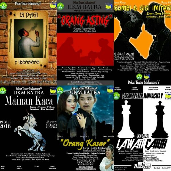 Yuk, Ramaikan Pekan Teater Mahasiswa V UKM Batra Universitas Riau