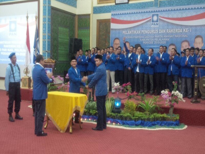 DPW PAN Riau Resmi Lantik  PAN Pelalawan.