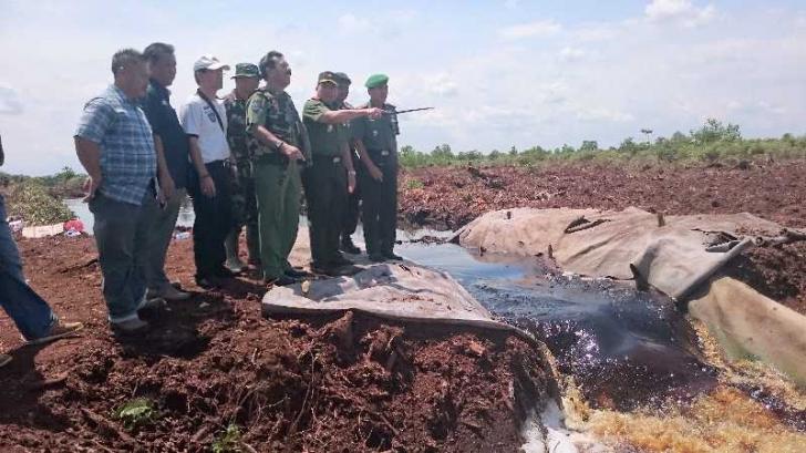 Tindak Lanjut Instruksi Presiden, TNI Bangun Sekat Kanal di Bukit Batu Bengkalis