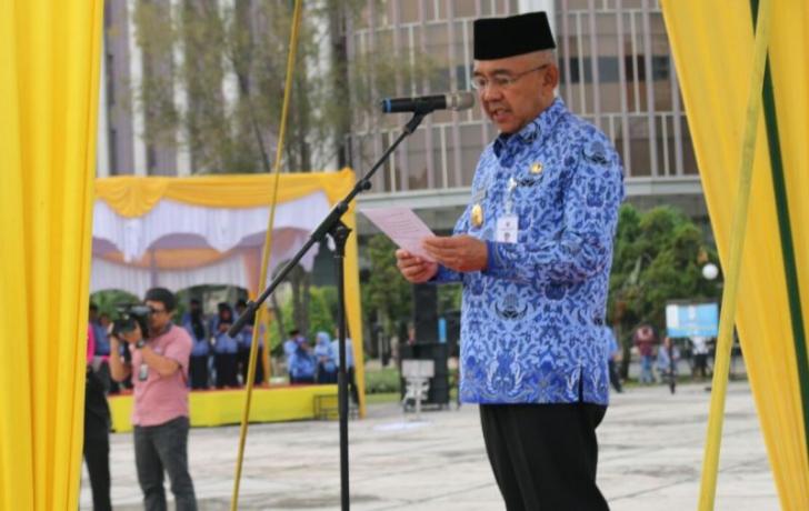 Ingat! Gubernur Riau Bilang Buruh Terlibat Pembangunan, Maka Diperhatikan