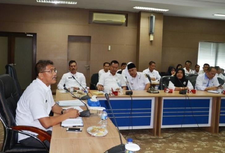 Pemerintah Daerah kabupaten Kampar Melakukan Rapat Evaluasi untuk Pelaksanaan Program di Setiap SKPD
