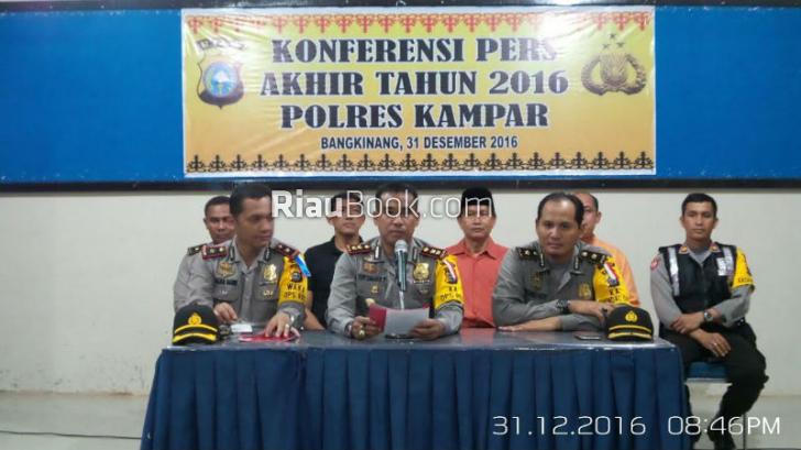 Kasus Kriminalitas di Kampar Menurun, Kapolres: Kita Tingkat Sinergitas Polri