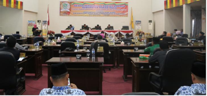 Galeri Foto Paripurna Penyampaian Hasil Reses DPRD Rohul