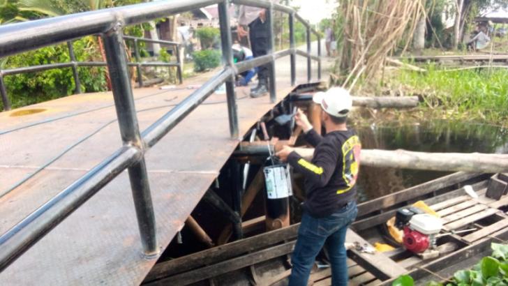 Pembangunan Jembatan Presisi Tahap ll di Teluk Meranti, Sudah 80 Persen