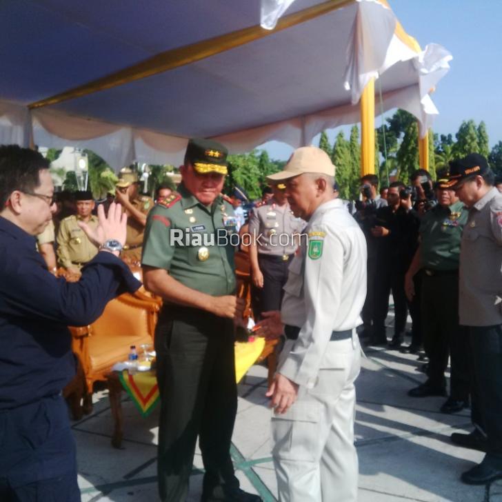 Pangdam l Bukit Barisan bersama Gubri Akan Tanam Jagung Cegah Karhutla di Riau