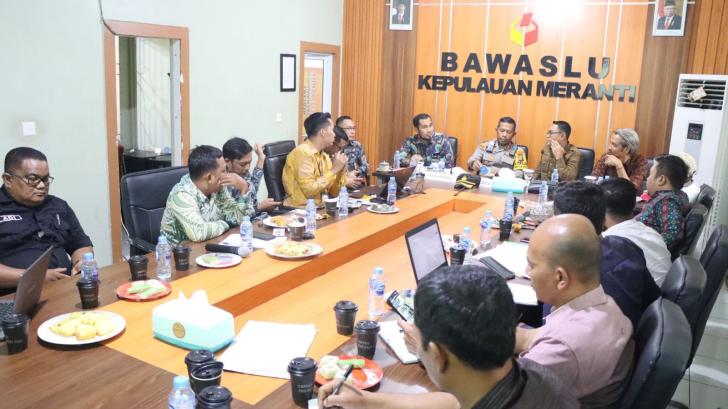 Pilkada Damai 2024, Kapolres Meranti, KPU dan Bawaslu, Ajak LO Paslon Patuhi Jadwal dan Zona Kampanye