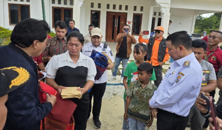 PT NWR Salurkan Santunan Rp314 Juta untuk Keluarga Korban Kecelakaan di Pelalawan