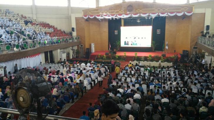 Ribuan Pelajar Sambut Panglima TNI