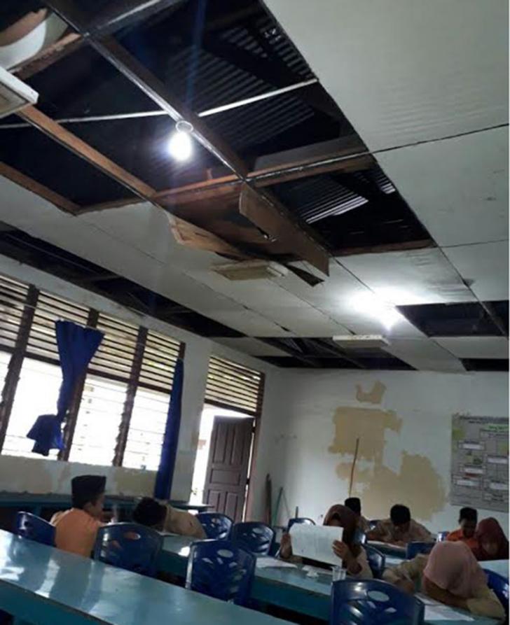 Kondisi Labor SMP 1 Rangsang Barat Memprihatinkan