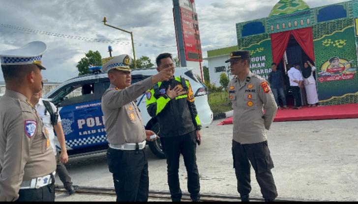 H+4 Lebaran, Ditlantas Lakukan Pemantauan Arus Lalu Lintas Riau-Sumbar