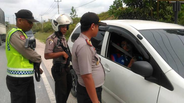 Jajaran Polres Siak Siaga di Perbatasan, Pasca Kaburnya Ratusan Napi Sialang Bungkuk
